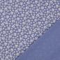 Preview: Baumwolljersey - kleine Blumen auf blau